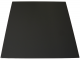 Plaque de protection sol en acier pour poêle 120x100cm noir mat