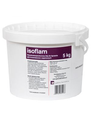 Colle ISOFLAM  pour haute température  pour relier les panneaux de silicate de calcium ISOFLAM 5kg